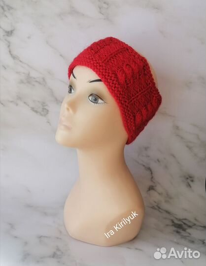 Вязаная повязка на голову