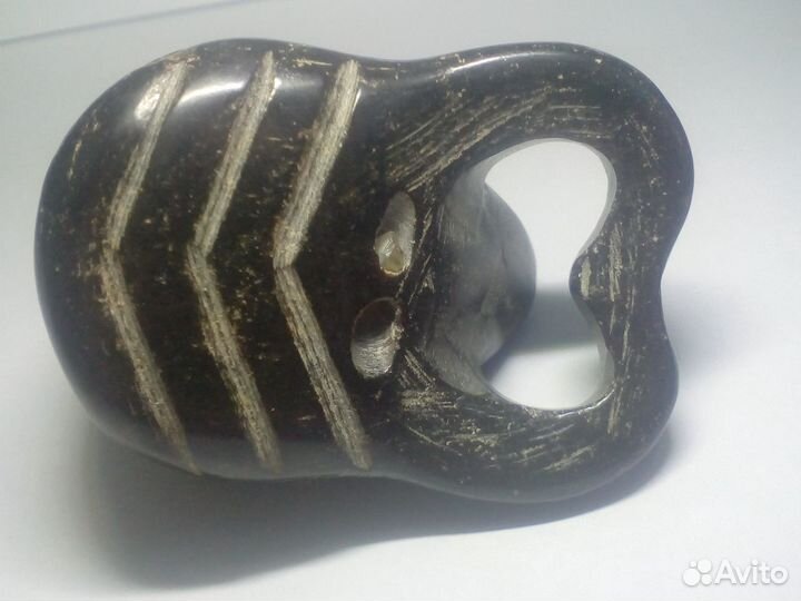 Статуэтка, фигурка Черепаха натуральный нефрит