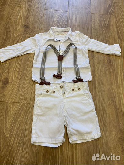 Шорты и рубашка на малыша 12/18 месяцев