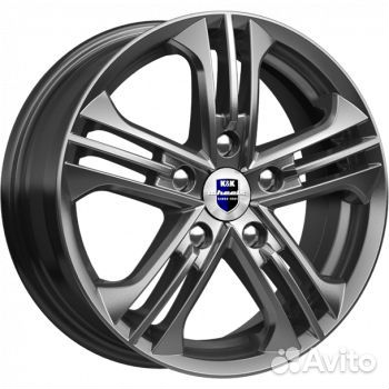 Диски K&K Trinity 6x15 5*100 ET38 DIA57.1 Дарк пла