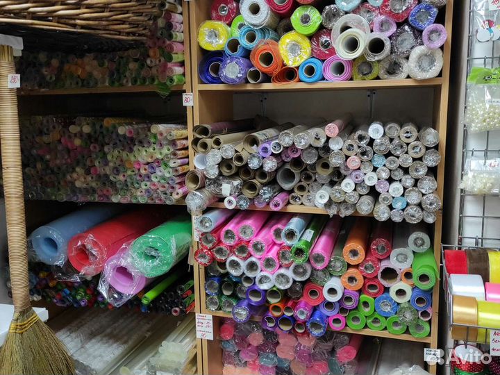 Органза флористическая