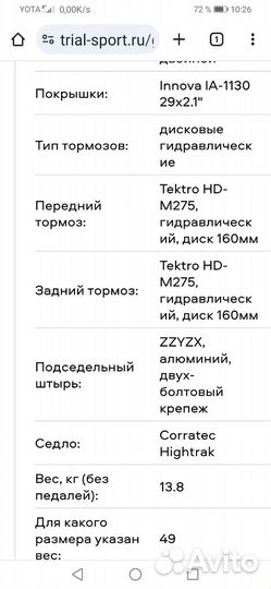 Велосипед Corratec halcon 2023