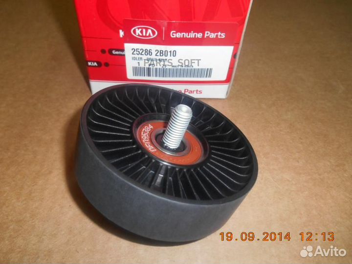 Hyundai-KIA 252862B010 ролик приводного ремня обво