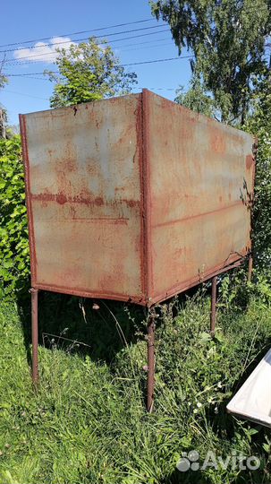 Бак для воды металлический