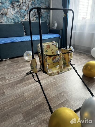 Детская качель напольная