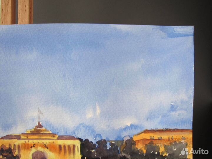 Акварель Петербург, картина Санкт-Петербург