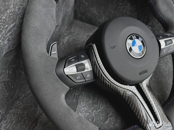 Рули BMW F серии. Строчка, подогрев, карбон Арт В139406970