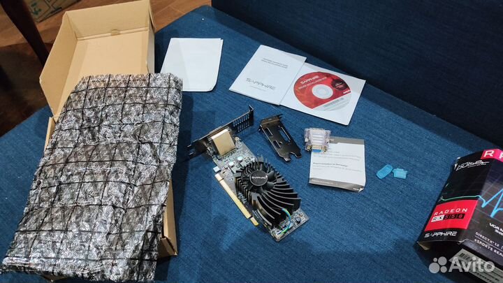 Видеокарта rx 550 4gb low profile