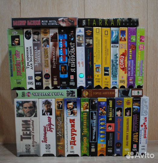 Видео кассеты с записью бу