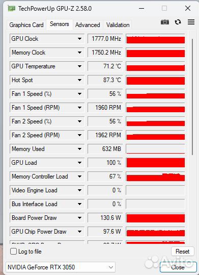Видеокарты rtx 3050