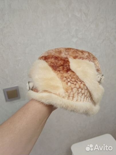 Шапка норковая женская