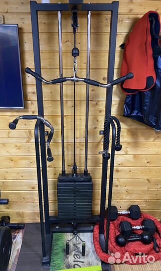 Тренажер для мышц спины (верхняя,нижняя тяга)