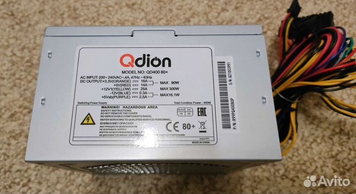 Блок питания FSP qdion QD400 80+ ATX