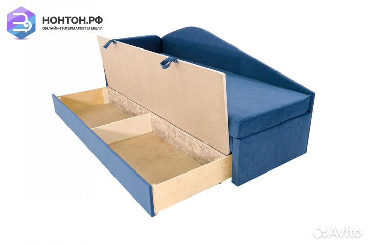 Диван еврософа Верди левый синий