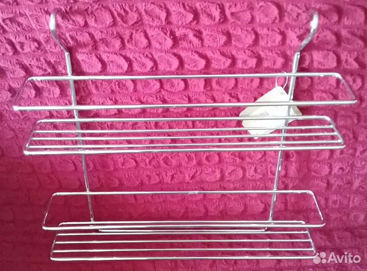 Полка для специй хром