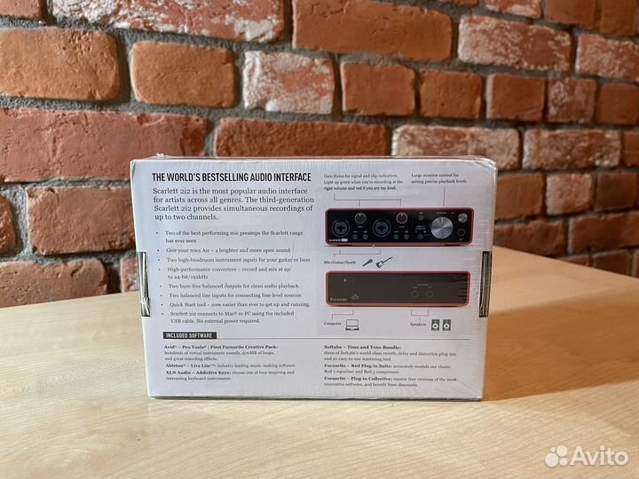 Звуковая карта focusrite scarlett 2i2 3rd gen