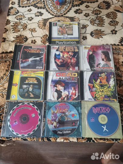 Sega Dreamcast и Ps1 штамповка