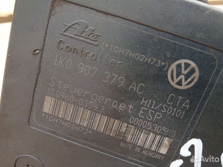 Блок абс (ABS) Volkswagen Golf 5 1K0907379AC,1K061