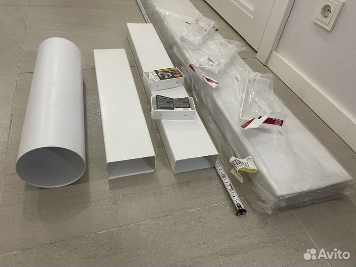 Воздуховод 204 х 60, длина 1,5 м