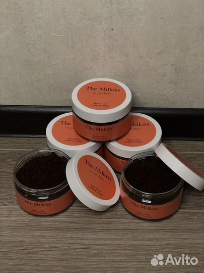 Кофейный скраб для тела с апельсином