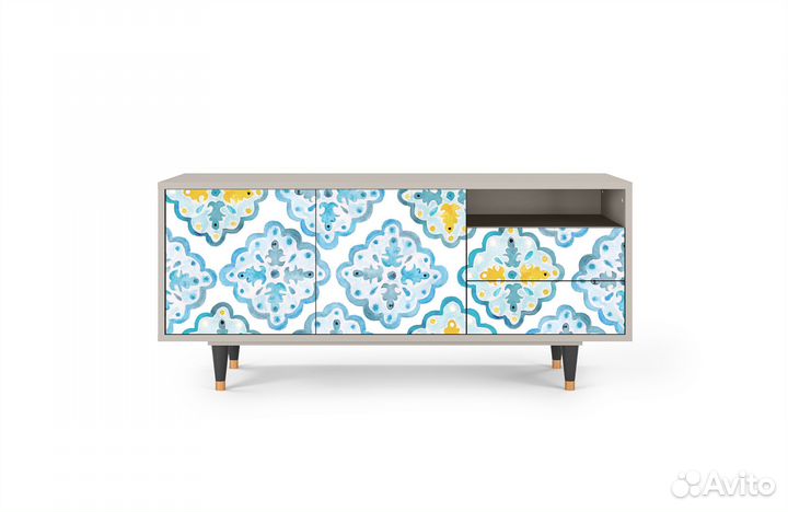 Тв-тумба T7 - Сатин - Portugese tiles