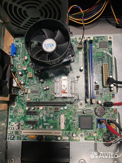 Материнская плата с процессором
