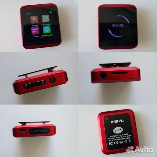 MP3 плеер Ruizu M5 8Gb, + Bluetooth, microSD