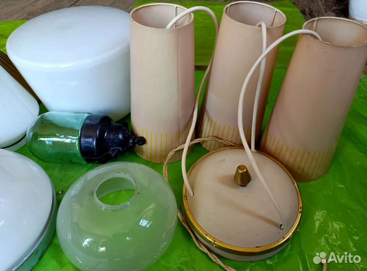 Плафоны для люстры и лампы, СССР