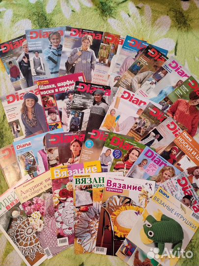 Журналы по вязанию Diana 28штук