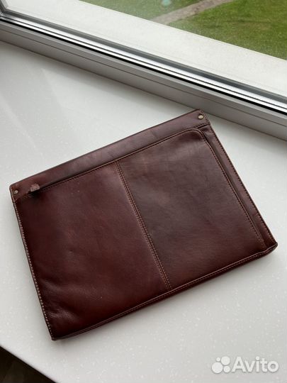 Кожаная папка для документов формат А4