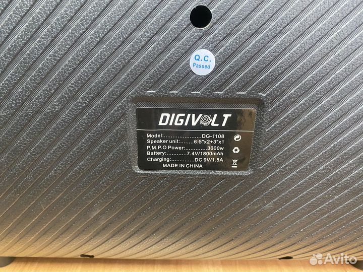 Портативная колонка dgvolt DG-1108