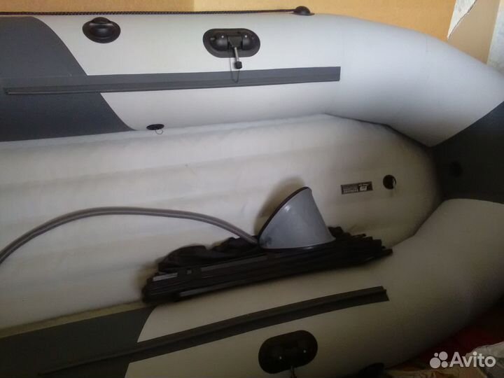 Лодка пвх Таймень N 2800 нднд серый грфит