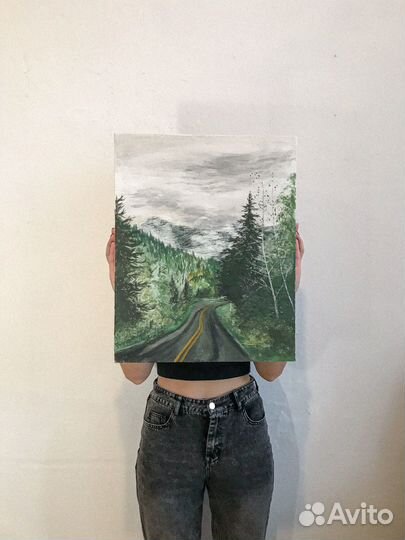 Картина холст акрил