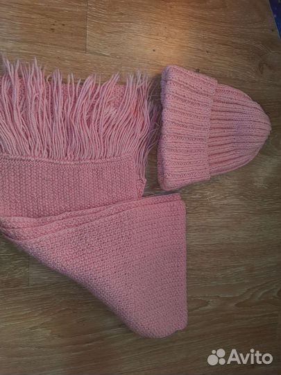 Комплект шапка шарфик