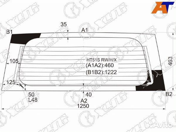 Стекло заднее chevrolet cruze