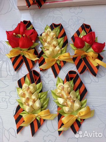 Георгиевская лента брошь