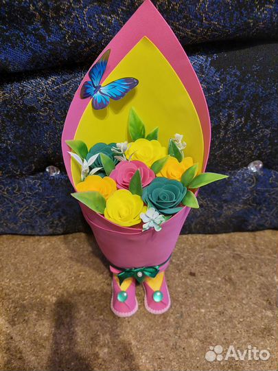 Букет на ножках, подарок