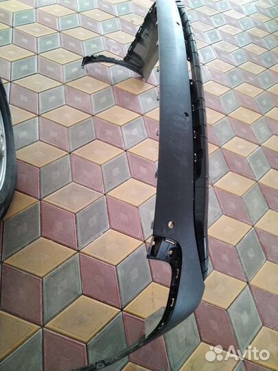 Юбка заднего бампера Hyundai polisad