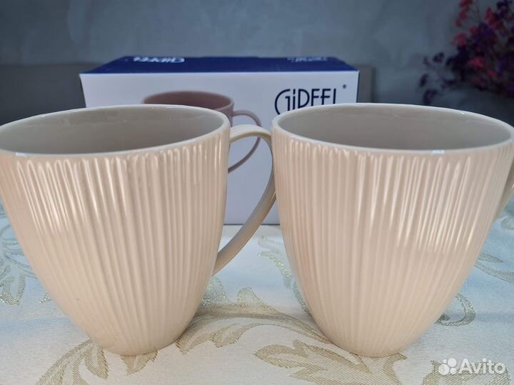 Кружки Gipfel серии Crema Костяной фарфор