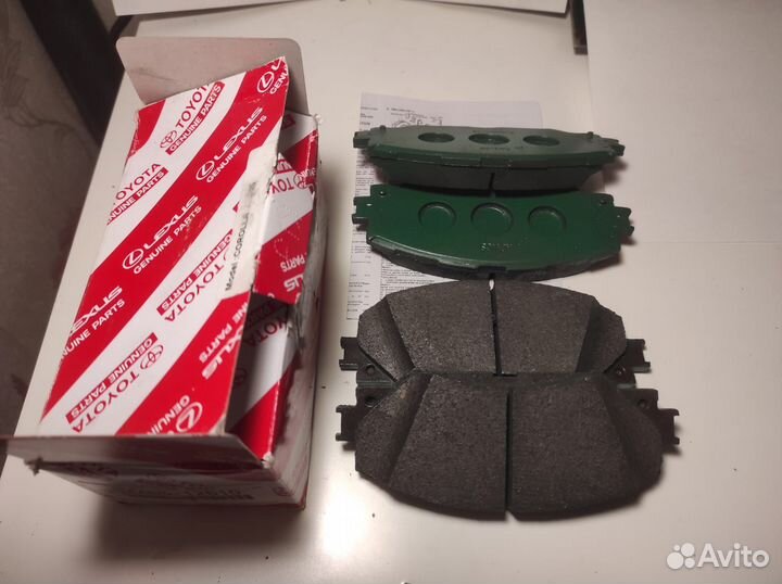 Тормозные колодоки toyota corolla (150/151)