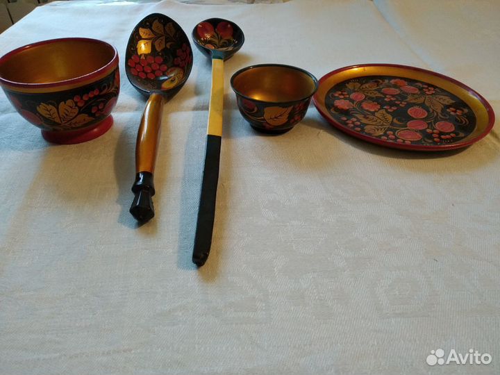 Посуда хохлома, ложки