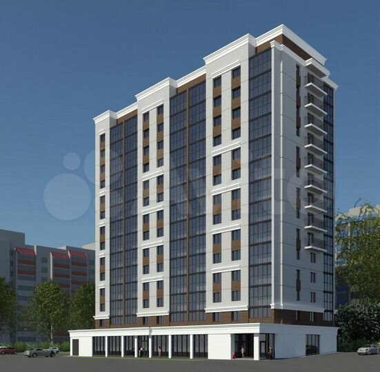 1-к. квартира, 39,5 м², 9/15 эт.