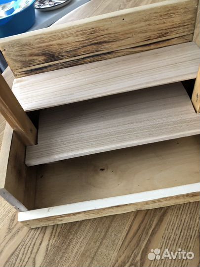 Этажерка деревянная, полка, органайзер