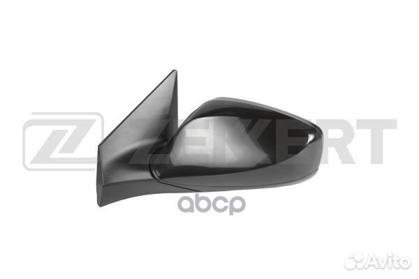 Зеркало в сборе левое / черное / плоское / эл р