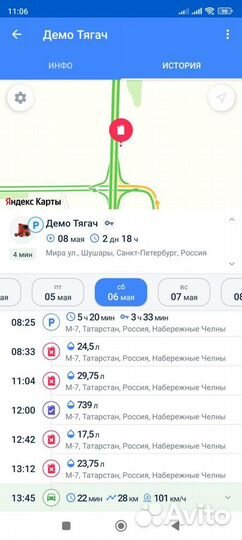 Глонасс/GPS контроль расхода топлива