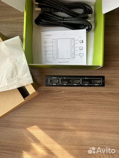 KVM переключатель usb hdmi