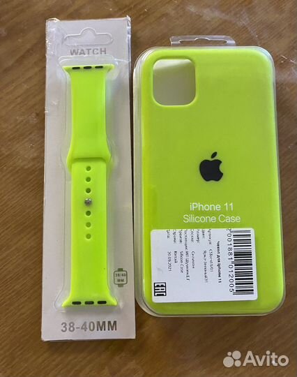 Чехол на iPhone 11 и ремешок для Apple Watch