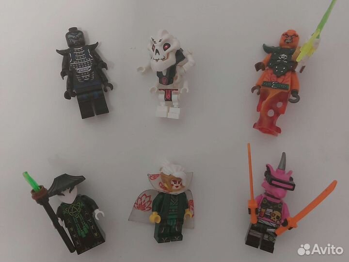 Lego ниндзяго минифигурки