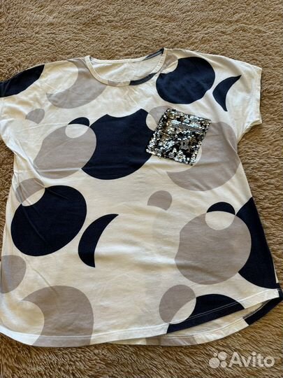 Футболки и джинсовая куртка р. 50