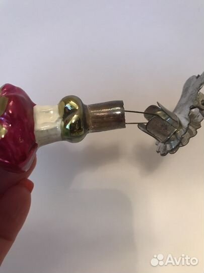 Разные ёлочные игрушки СССР